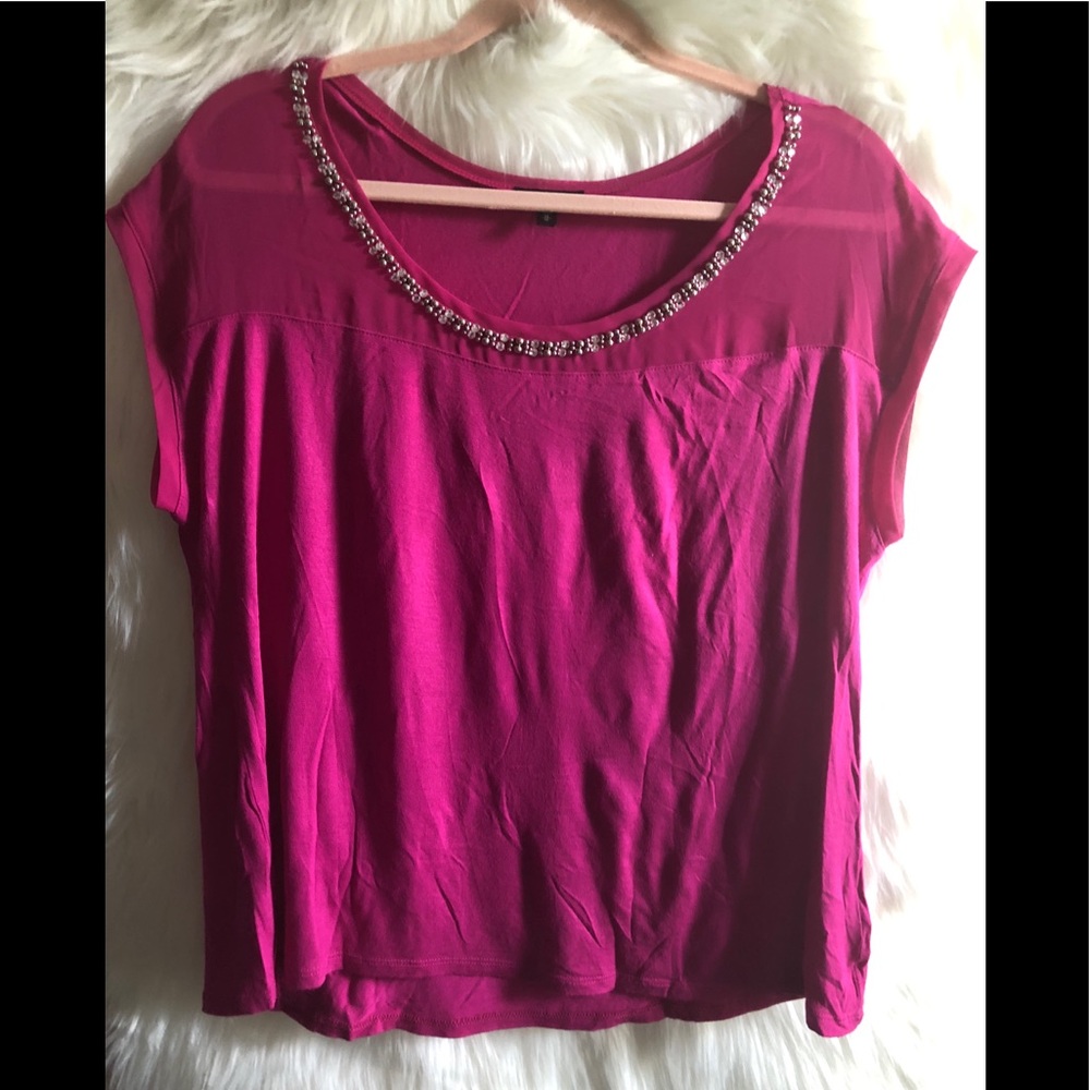 Express pink blouse